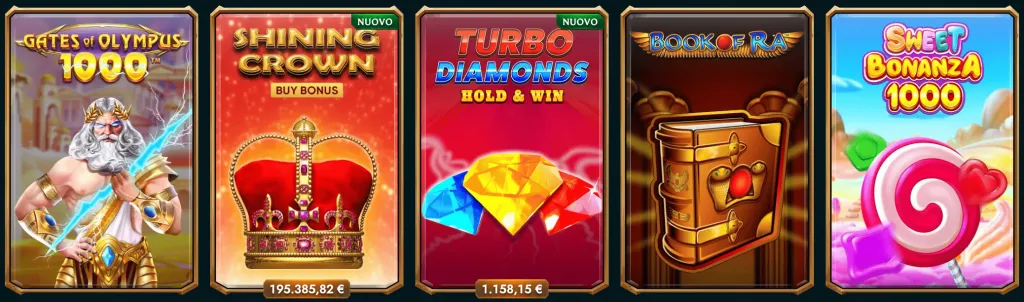 Catalogo giochi My Empire Casino